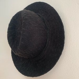 Anthropology Black Summer Hat